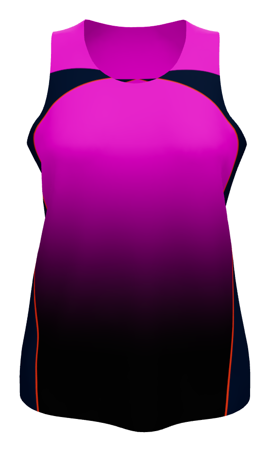 Female Sprinter Running Tank, design 09